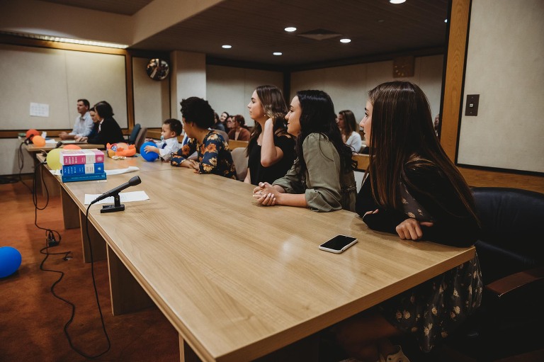 siblings during adoption hearing