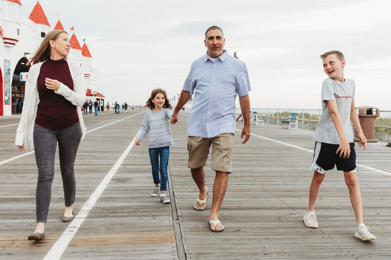 Ocean City Boardwalk summer photography session