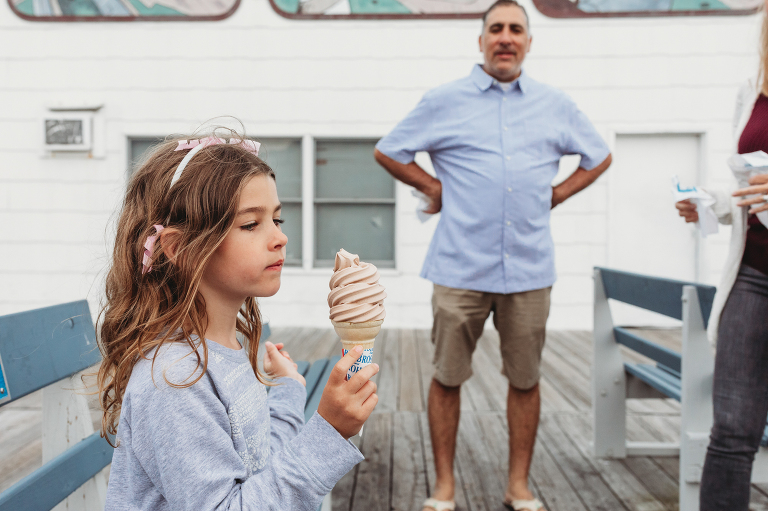 Kohr bros ice cream cone on the boardwalk in ocean city nj