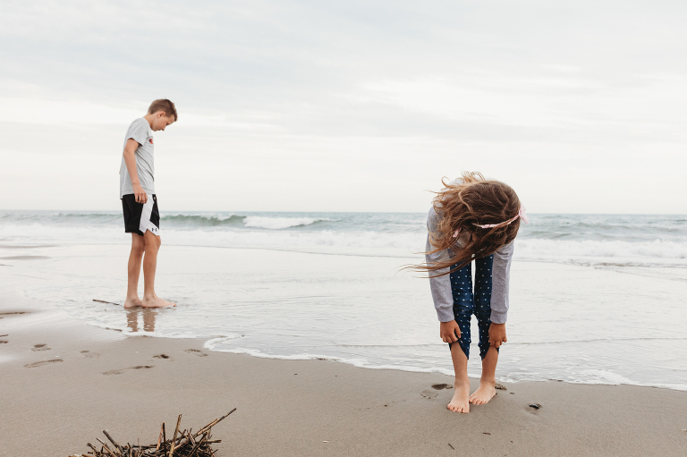 Beach combing in ocean city NJ