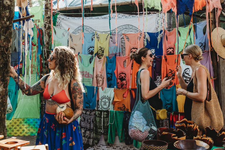 Playa Dominical shopping open air market travel photography
